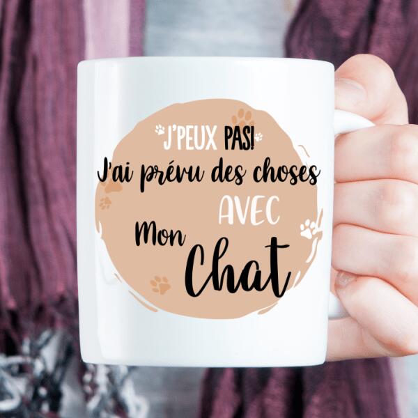 Il n'y a rien de plus fort que l'amour de chat ou chien avec photo 2 - Tasse personnalisée