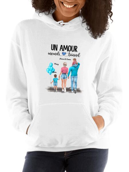 La famille… Est un amour inconditionnel - Personnes et noms personnalisés