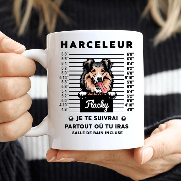 Chat ou chien harceleur - Mug Personnalisé