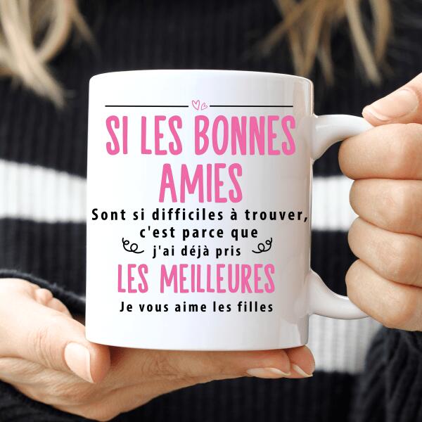 Pour mes meilleures amies - Tasse personnalisée