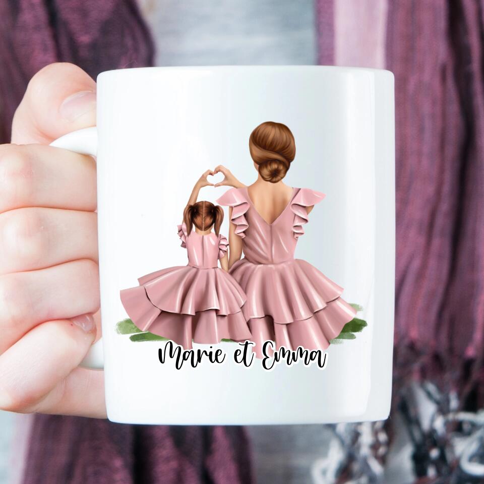 Love you MOM - Tasse personnalisée
