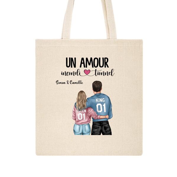 Un amour inconditionnel - Tote Bag personnalisé