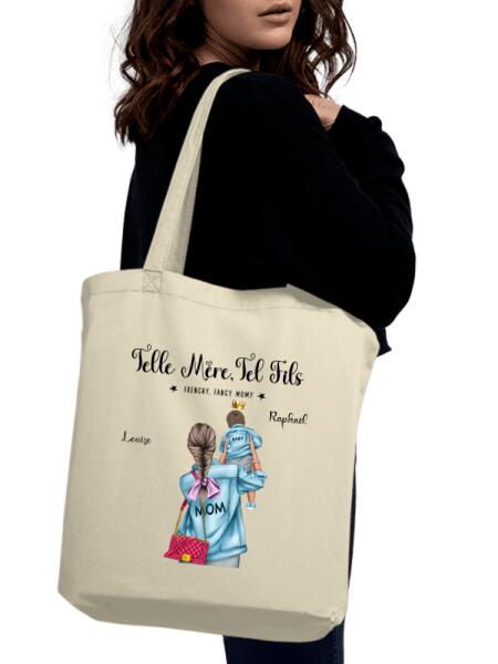 Telle mère, Tel fils - Tote Bag personnalisé