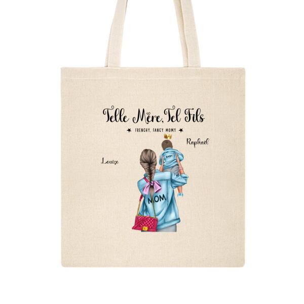 Telle mère, Tel fils - Tote Bag personnalisé