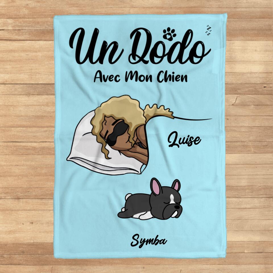 Un Dodo Avec Mon Chien - Couverture Personnalisée - Jusqu'à 3 Chiens