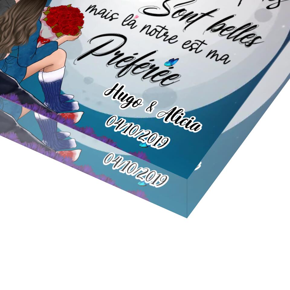 Toutes les histoires sont belles.. - Acrylic Personnalisable