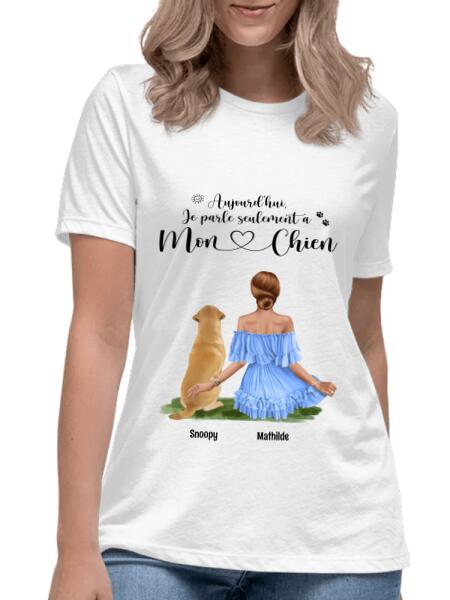 Aujourd'hui Je parle Seulement à Mon Chien ou Chat - Jusqu'à 2 Animaux