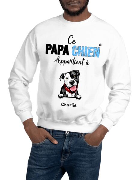 Papa/Maman Chien appartient à... - Noms personnalisés