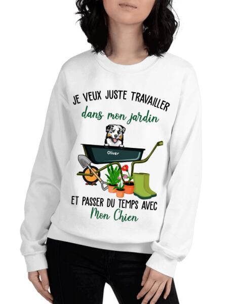 Je veux juste travailler dans mon jardin et passer du temps avec mon chien.. - Jusqu'à 3 chiens personnalisés