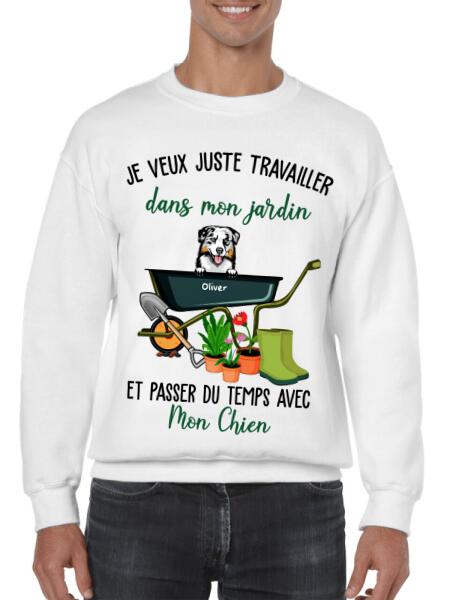 Je veux juste travailler dans mon jardin et passer du temps avec mon chien.. - Jusqu'à 3 chiens personnalisés