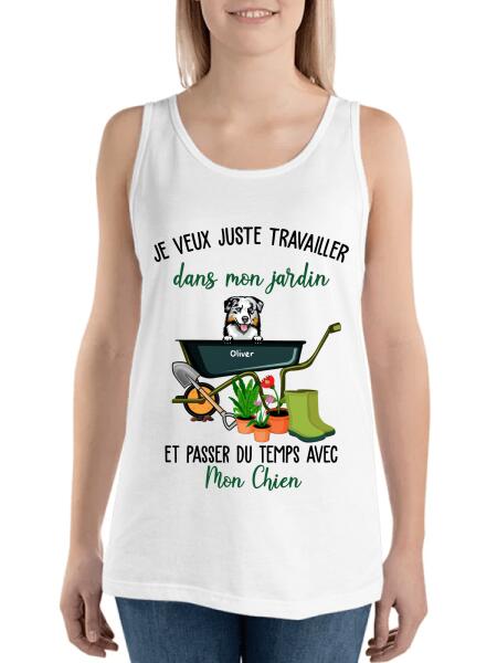Je veux juste travailler dans mon jardin et passer du temps avec mon chien.. - Jusqu'à 3 chiens personnalisés