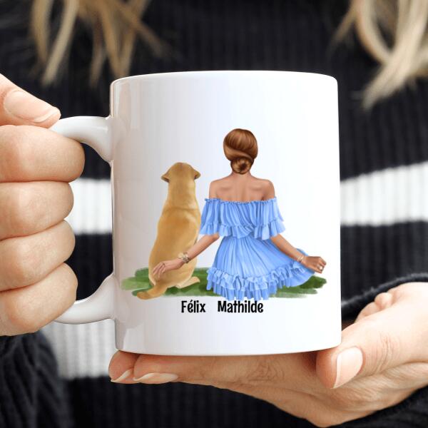 Qui m'aime, aime mon chien - Tasse personnalisée - choisir chat ou chien