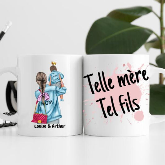 Telle mère, Tel Fils - Tasse personnalisée