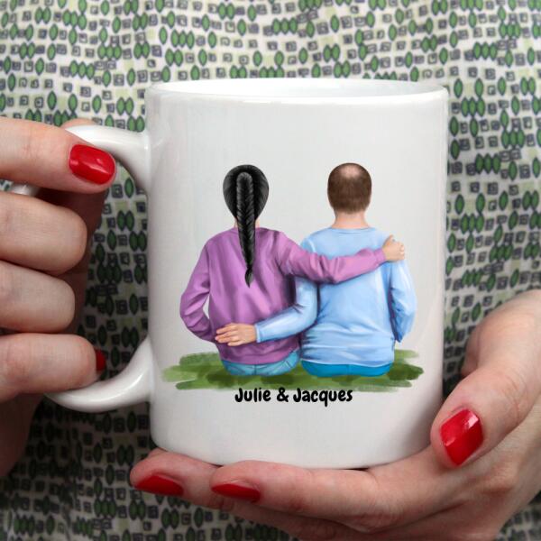 Je t'aime Papa - Tasse personnalisée