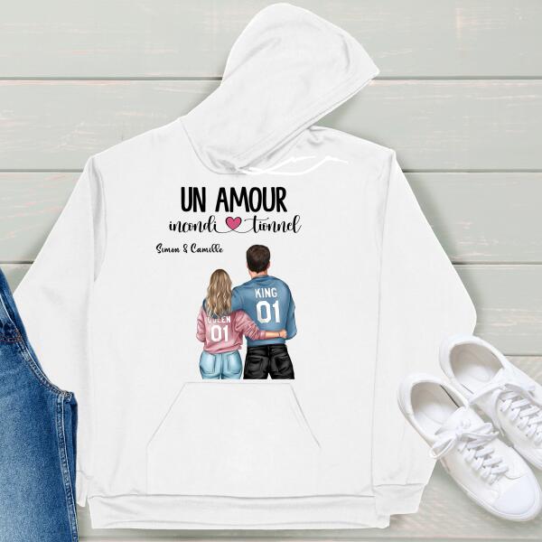 Je t'aime Mon Amour - Couple - Tshirt, Sweat ou Débardeur