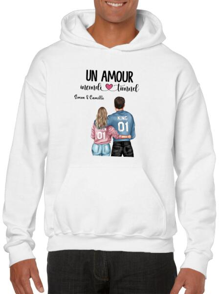 Je t'aime Mon Amour - Couple - Tshirt, Sweat ou Débardeur