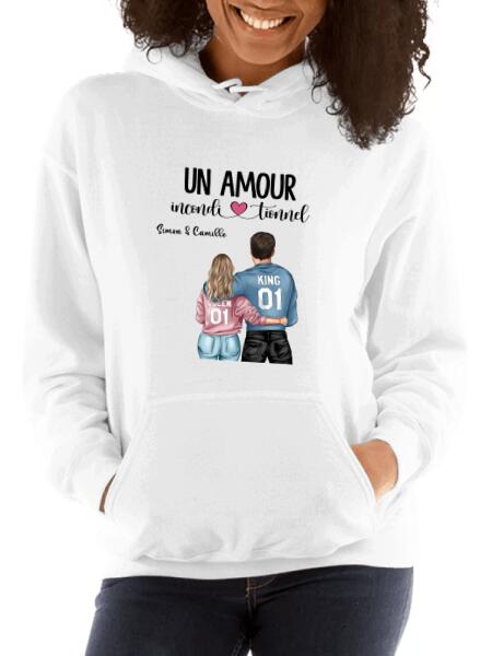 Je t'aime Mon Amour - Couple - Tshirt, Sweat ou Débardeur