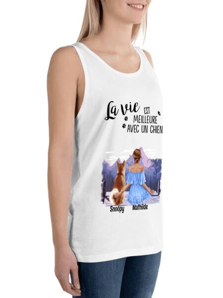 La Vie Est Meilleure Avec Un Chien - Chat - Noms et chiens Personnalisés