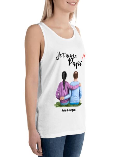 Je T'aime Papi - Famille - Noms personnalisés