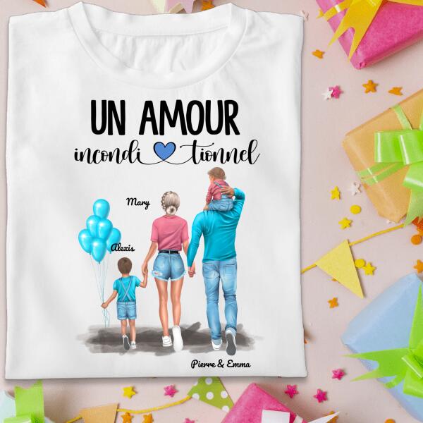 La famille… Est un amour inconditionnel - Personnes et noms personnalisés