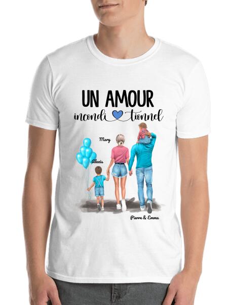 La famille… Est un amour inconditionnel - Personnes et noms personnalisés