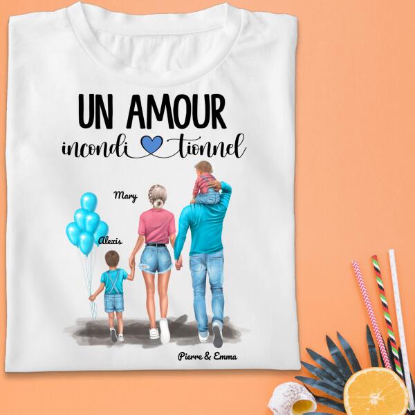 La famille… Est un amour inconditionnel - Personnes et noms personnalisés