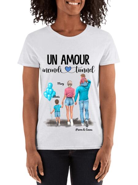 La famille… Est un amour inconditionnel - Personnes et noms personnalisés