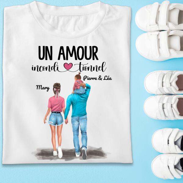 La famille… Est un amour inconditionnel - Personnes et noms personnalisés