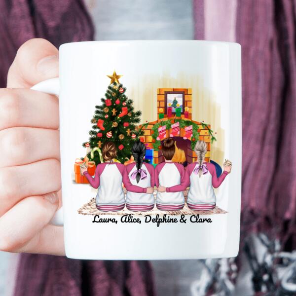 Mug personnalisé - Meilleures amies ou sœurs pour Noël