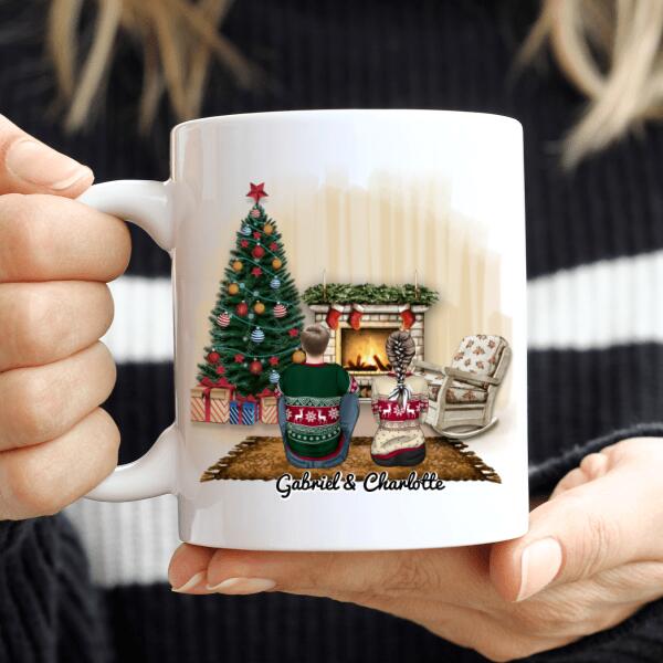 Mon plus beau cadeau c'est toi - Mug Noël pour Couple personnalisé