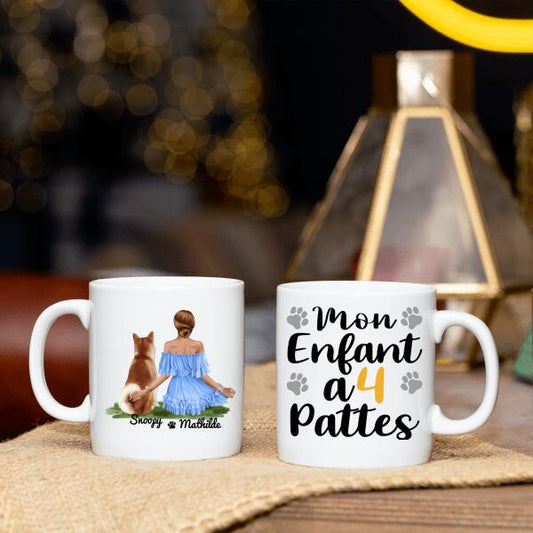 Mon enfant à 4 pattes - Tasse personnalisée