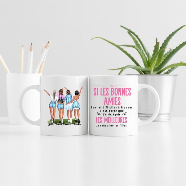 Pour mes meilleures amies - Tasse personnalisée