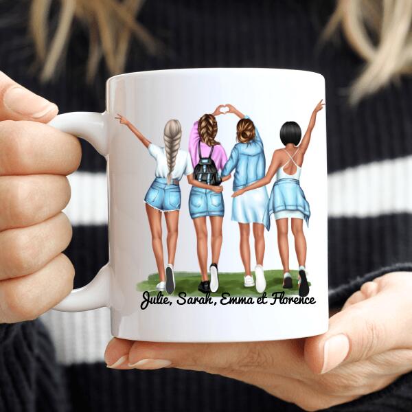 Pour mes meilleures amies - Tasse personnalisée