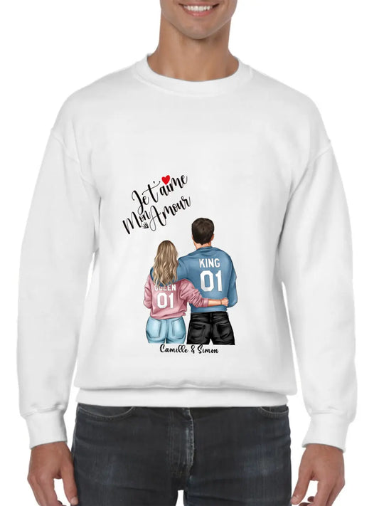 Je t'aime Mon Amour - Couple - Tshirt, Sweat ou Débardeur