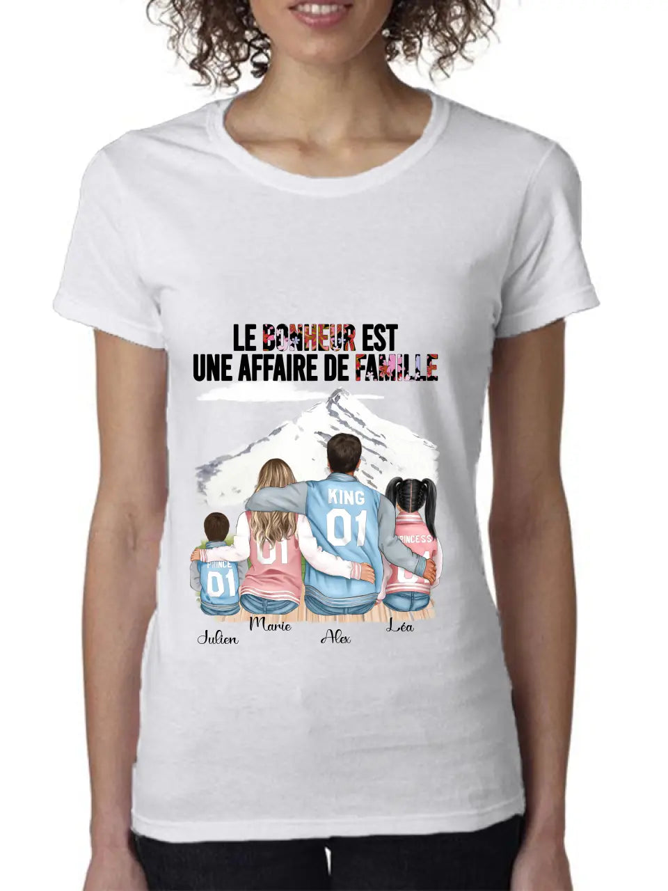 Le Bonheur Est Une Affaire de Famille - T-shirt ou Sweat