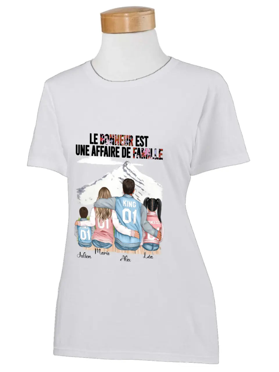 Le Bonheur Est Une Affaire de Famille - T-shirt ou Sweat