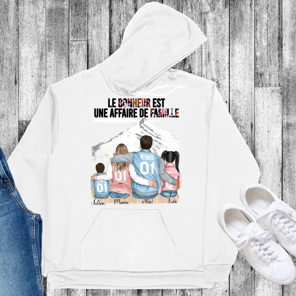 Le Bonheur Est Une Affaire de Famille - T-shirt ou Sweat