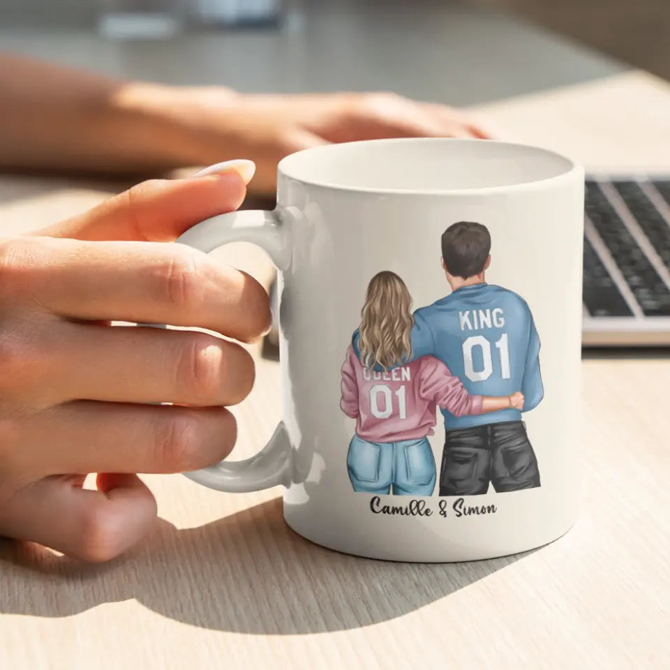 Je t'aime mon amour - Mug personnalisé