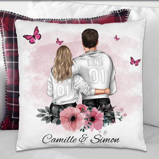 Coussin - Couple personnalisé