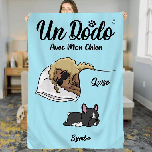 Un Dodo Avec Mon Chien - Couverture Personnalisée - Jusqu'à 3 Chiens