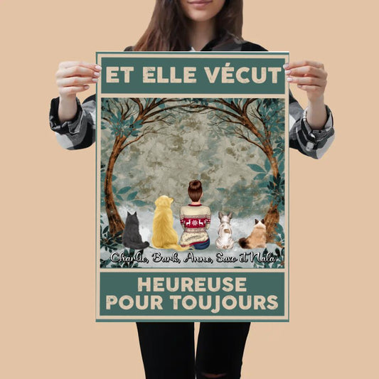 Et elle vécut heureuse pour toujours - Poster Personnalisée